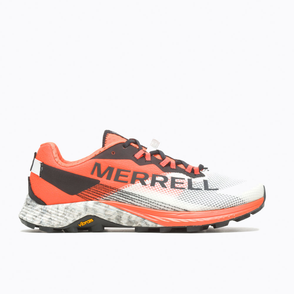 MTL Long Sky 2 | White/Orange | Mens Trail Running Shoe | Merrell