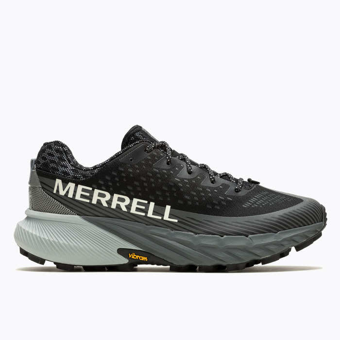 Agility Peak 5 | Black/Granite | Mens Trail Running Shoe | Merrell