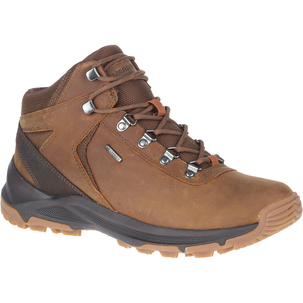 Merrell | Erie Mid LTR WP | Mens Hiking Boots | Toffee